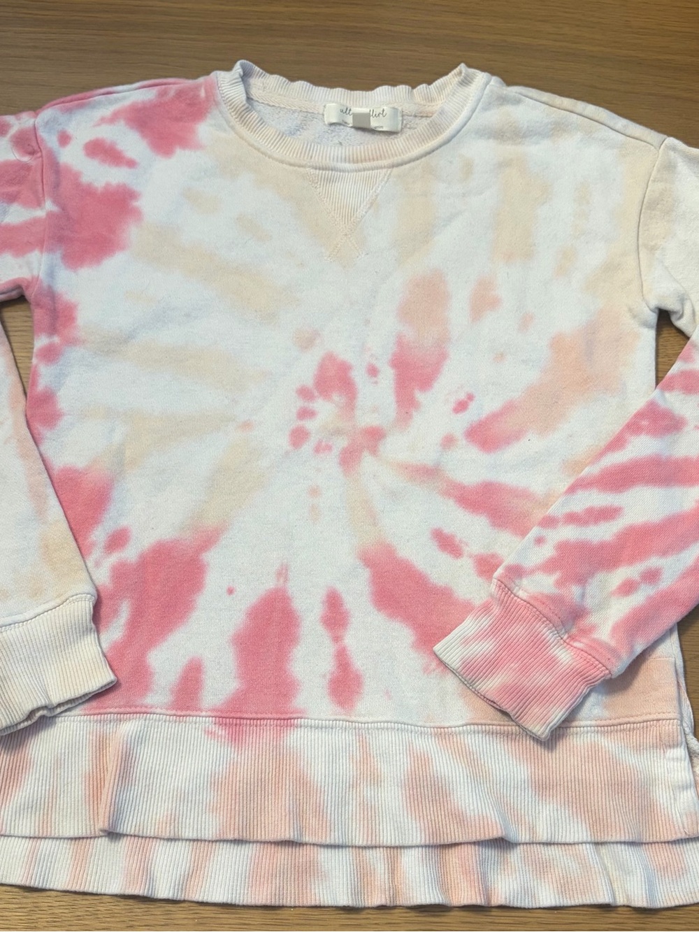 3 for $12 Girls Tie-Dye Crewneck